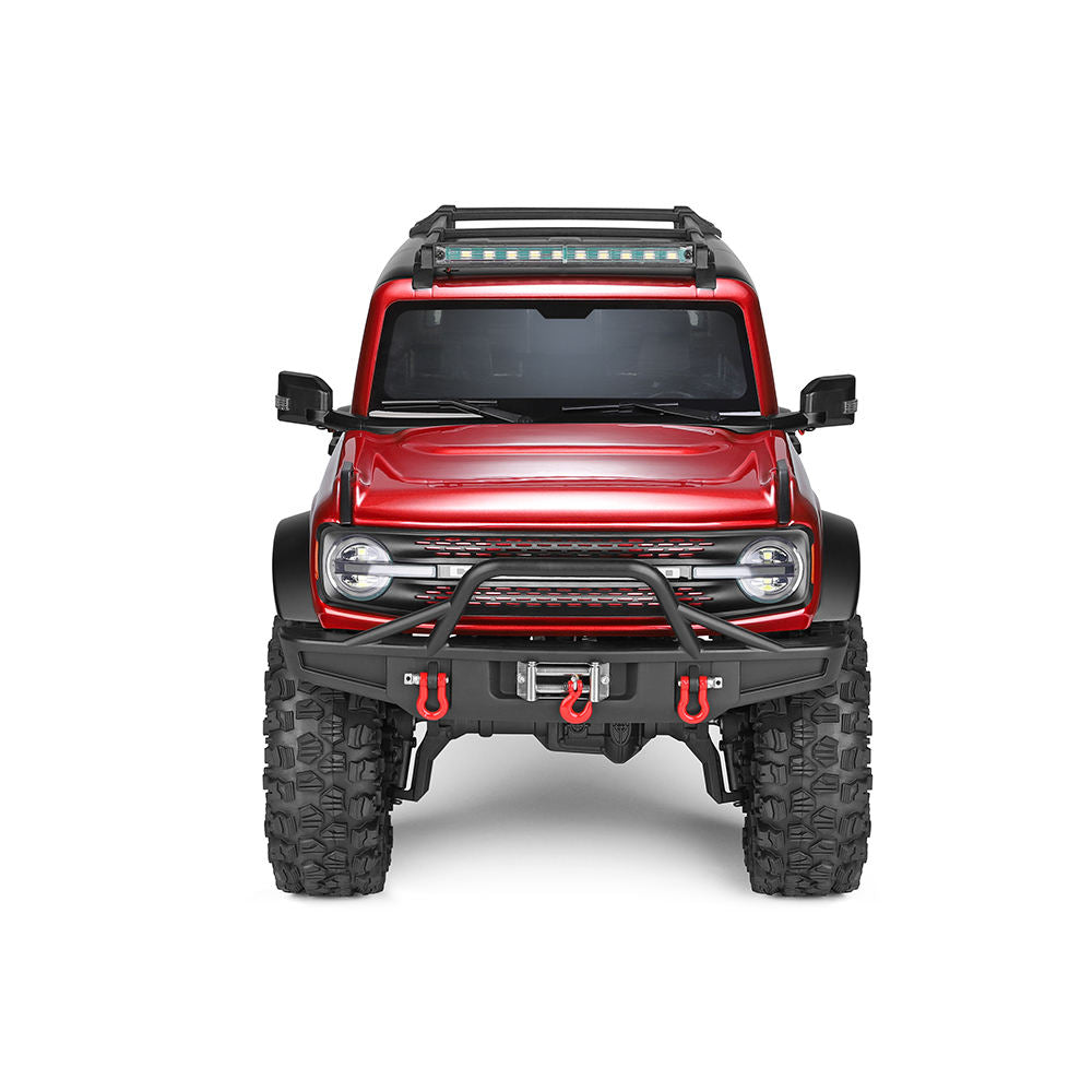 WLtoys 104020 - 1:10 Scale RC Ford Bronco Style Rock Crawler 4WD Off-Road Truck with Electric Winch, 2.4GHz Remote Control, 550 Brushed Motor and LED Lights