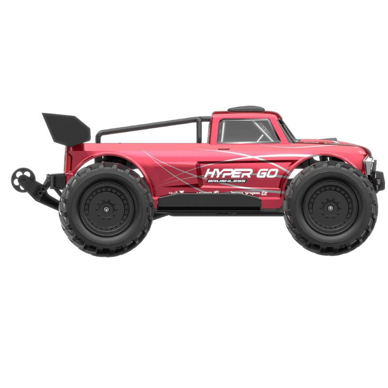 MJX Hyper Go 10210 - 1:10 Scale 4WD Brushless RC Monster Truck, 3970 2500KV Motor, 120A ESC, 35KG Metal Steering Servo, Triple Differentials, Metal Drivetrain, Oil-Filled Shocks