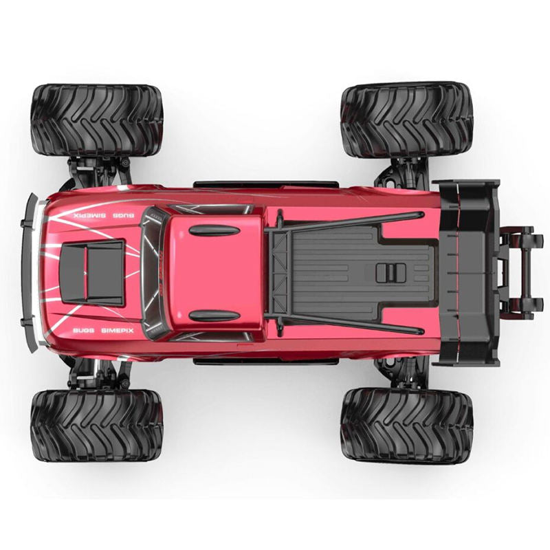 MJX Hyper Go 10210 - 1:10 Scale 4WD Brushless RC Monster Truck, 3970 2500KV Motor, 120A ESC, 35KG Metal Steering Servo, Triple Differentials, Metal Drivetrain, Oil-Filled Shocks