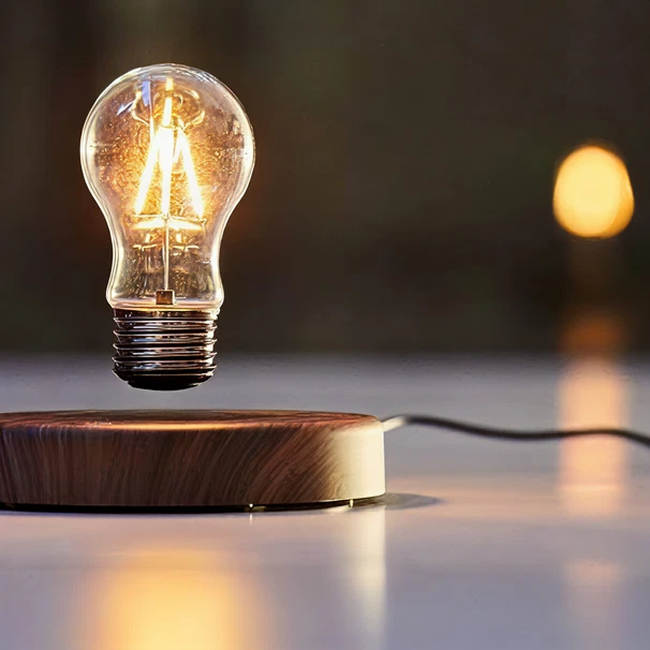 Magnetic Levitating Floating Wireless Light Bulb