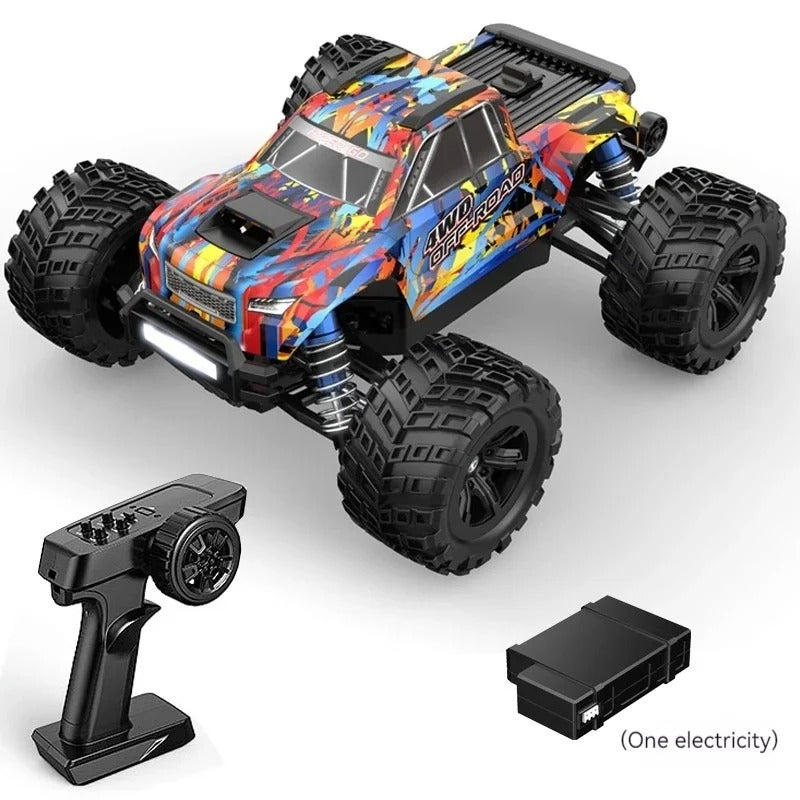 MJX Hyper Go 20208 - 1:20 4WD Brushless RC Monster Truck, 1806 4400KV Motor, 35A ESC, 39km/h, 7.4V 850mAh LiPo Battery, Oil-Filled Shocks, Metal Differential, 2.4GHz Radio, LED Lights description image 12