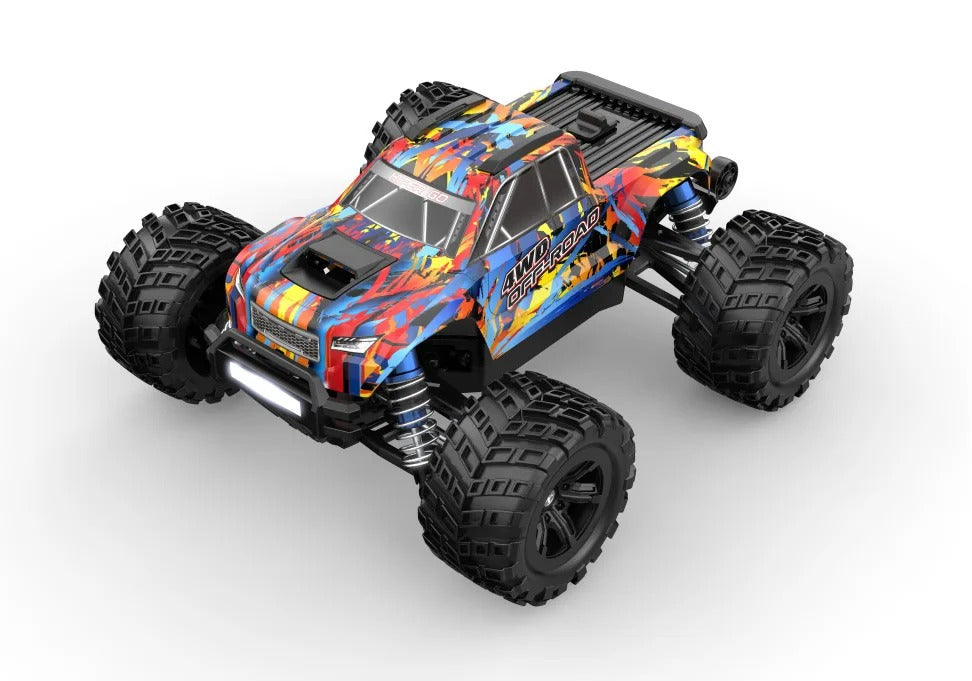 MJX Hyper Go 20208 - 1:20 4WD Brushless RC Monster Truck, 1806 4400KV Motor, 35A ESC, 39km/h, 7.4V 850mAh LiPo Battery, Oil-Filled Shocks, Metal Differential, 2.4GHz Radio, LED Lights description image 19