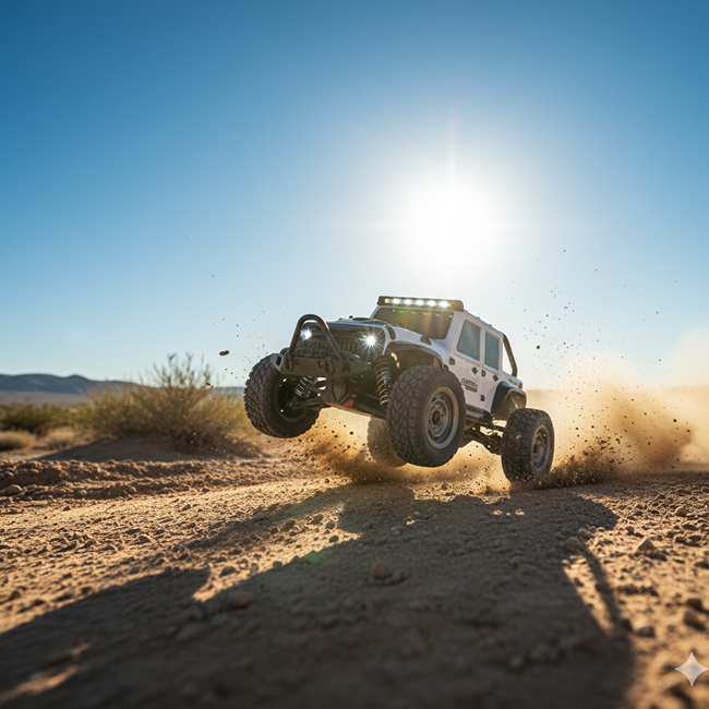 SCY 16103 1:16 Scale 2.4GHz Remote Control 38Km/h High Speed RC Cars with LED Lights Truck Off-Road Car