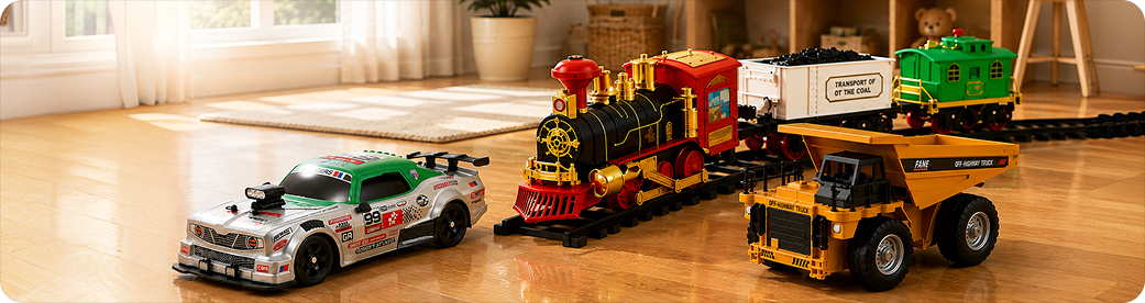 Toys, Cars Train & Trucks
