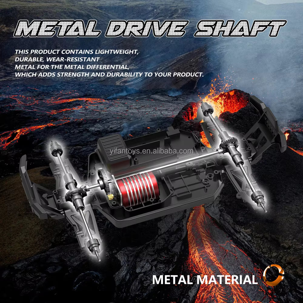 4WD 1:18 52km/h RC Brushless Motor Racing Cars RTR High Speed Drift Car Monster Truck Off-Road Vehicle -HS18422 description image 3