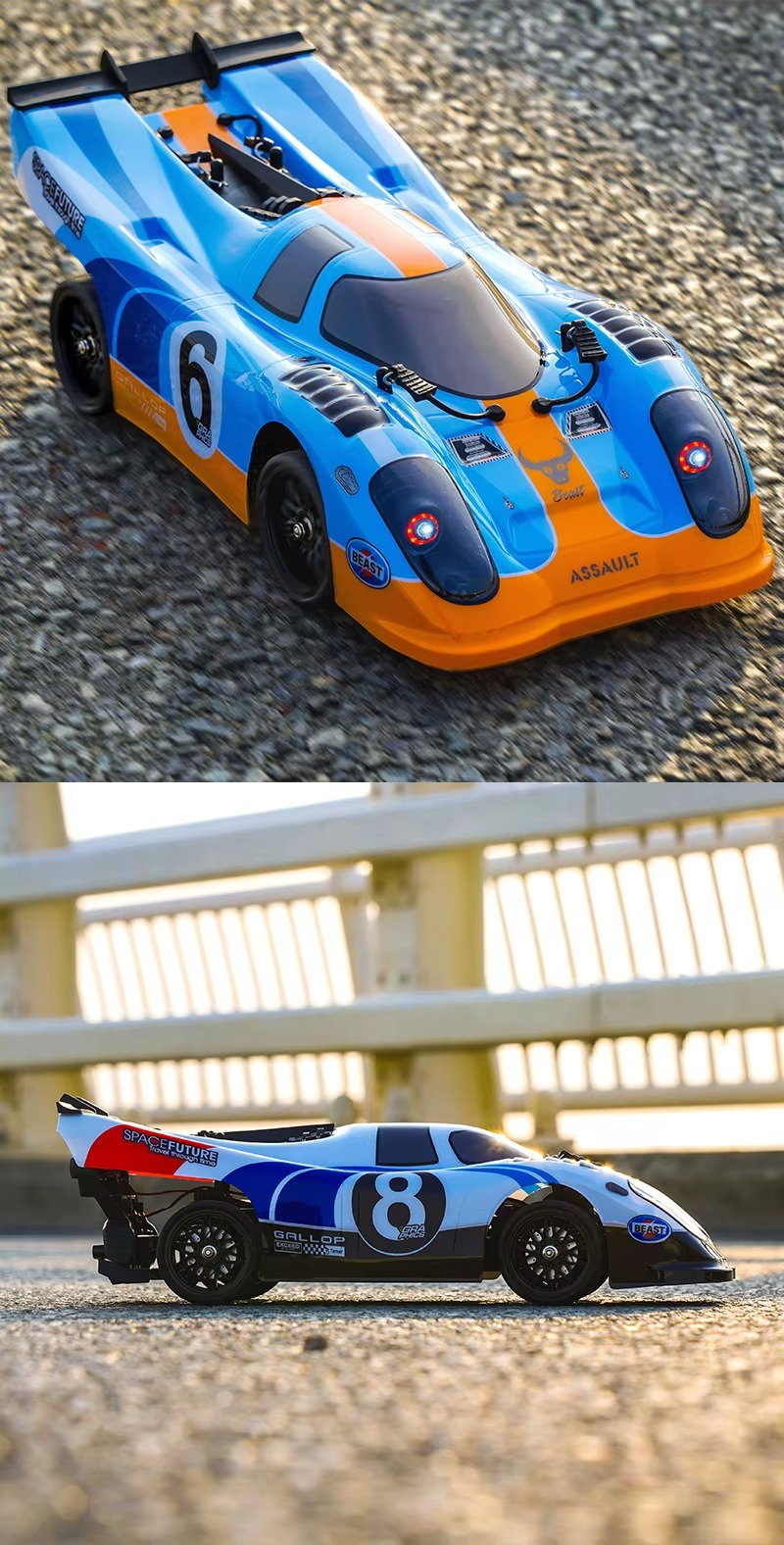 ZLL Beast SG918 PRO 1:16 - RC Drift Coupe | 4WD 2.4GHz Full Proportional Street Racer with LED Angel Lights & Drift Wheels description image 15