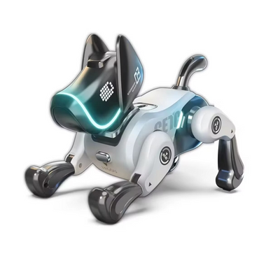 Intelligent Programmable Remote Control Mecha Robot Dog | 2.4G Smart Stunt Dancing Robotic Pet with Lights, Music & Interactive Actions - 799A-4