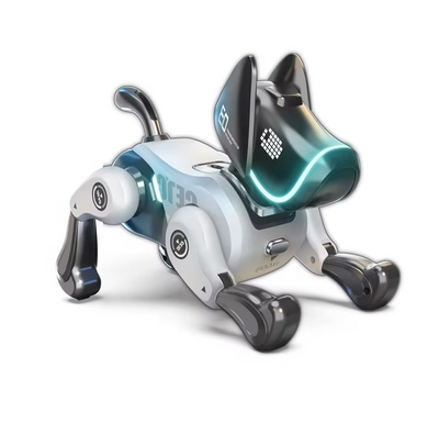 Intelligent Programmable Remote Control Mecha Robot Dog | 2.4G Smart Stunt Dancing Robotic Pet with Lights, Music & Interactive Actions - 799A-4 - alternate view