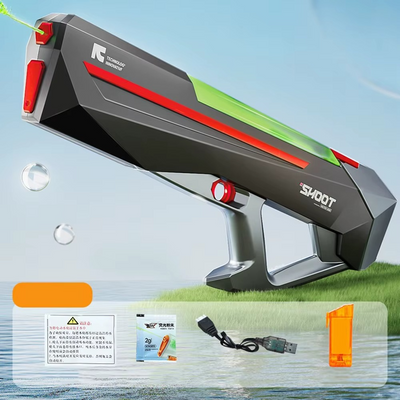 Summer Fun Kids Water Blaster Toy, Outdoor Beach & Pool Squirt Gun, Durable Plastic Water Shooting Game Toy for Active Outdoor Play - LMI-WG-SQ06B - alternate view