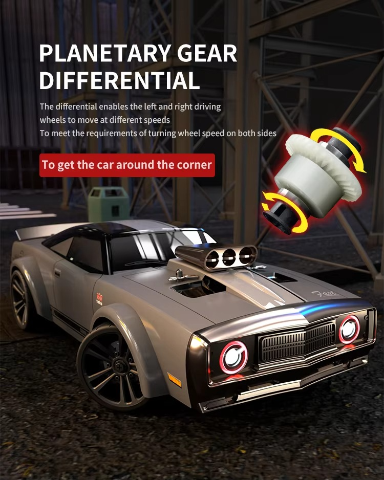 Suchiyu 1:16 2.4G Electric Quad-Drive Straight-Line Drift Vehicle High Speed Remote Radio Control RC Car description image 7