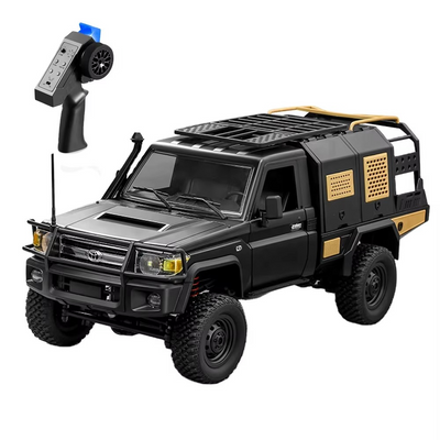 MNRC MN82S - 1:12 RC Off-Road Pickup Truck - Retro Full-Scale 4WD 2.4GHz RC Car with 280 Motor for Kids & Adults - Black