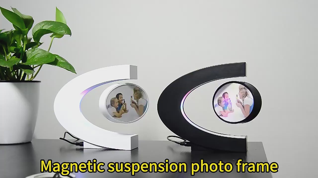 Floating Photo Frame Magnetic - Black