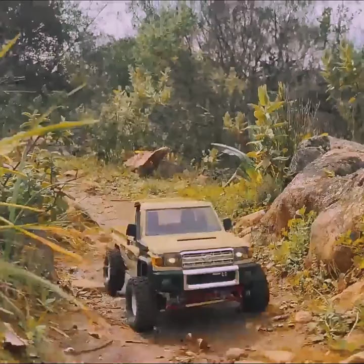 MNRC MN82 1:12 Toyota Land Cruiser LC79 RC Rock Crawler | 4WD 2.4GHz Full Proportional Off-Road Pickup Truck with LED Lights