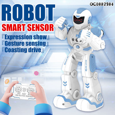 CZ Multi-purpose RC Toy Robots Educational Smart Humanoid Robot Programmable With Expression Show Gesture Sensing Coasting Drive - alternate view